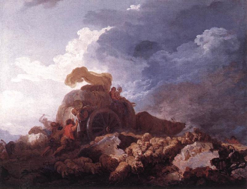 Jean Honore Fragonard The Storm China oil painting art